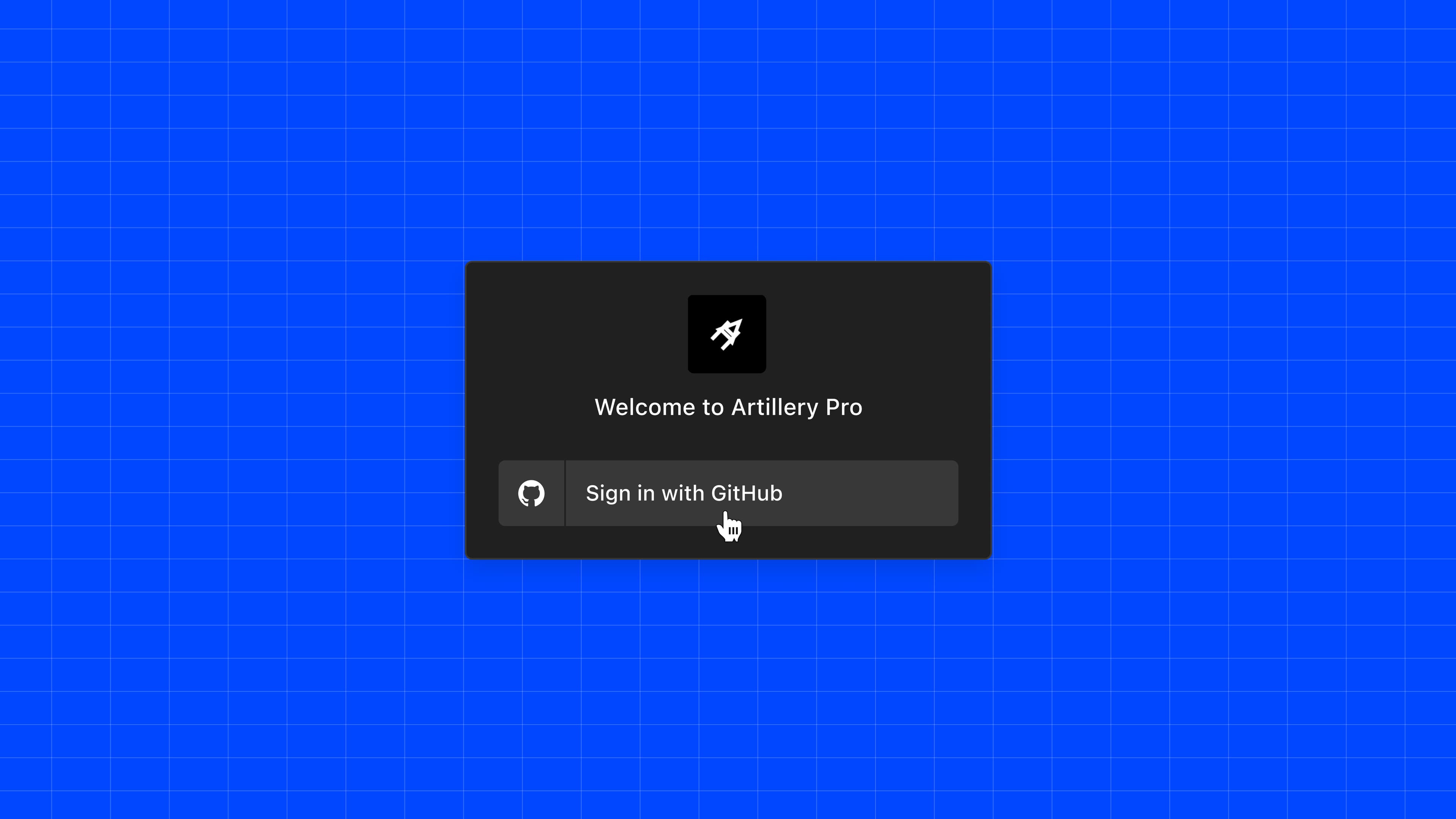 Authentication on Artillery dashboard