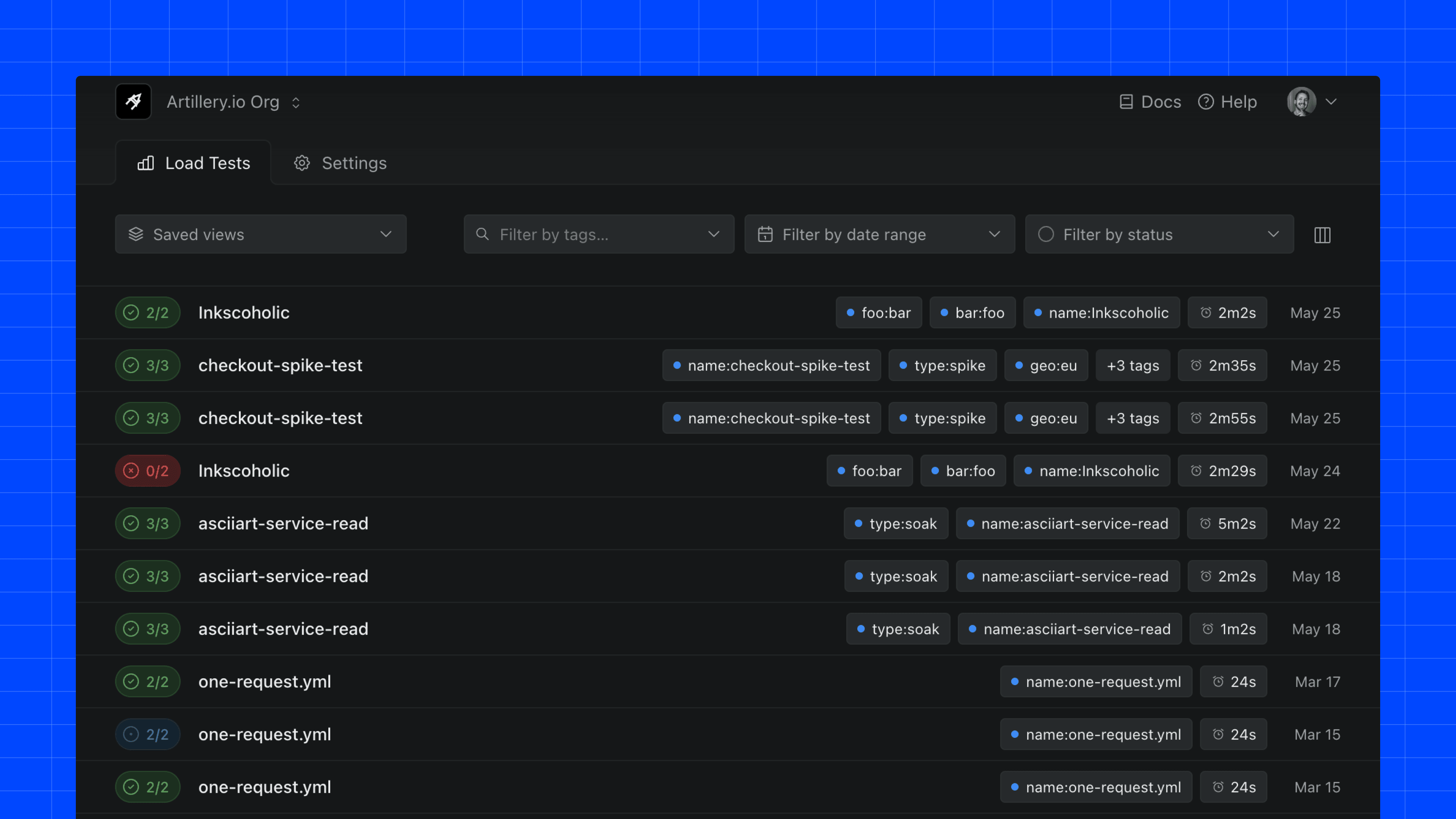 Artillery ensure checks