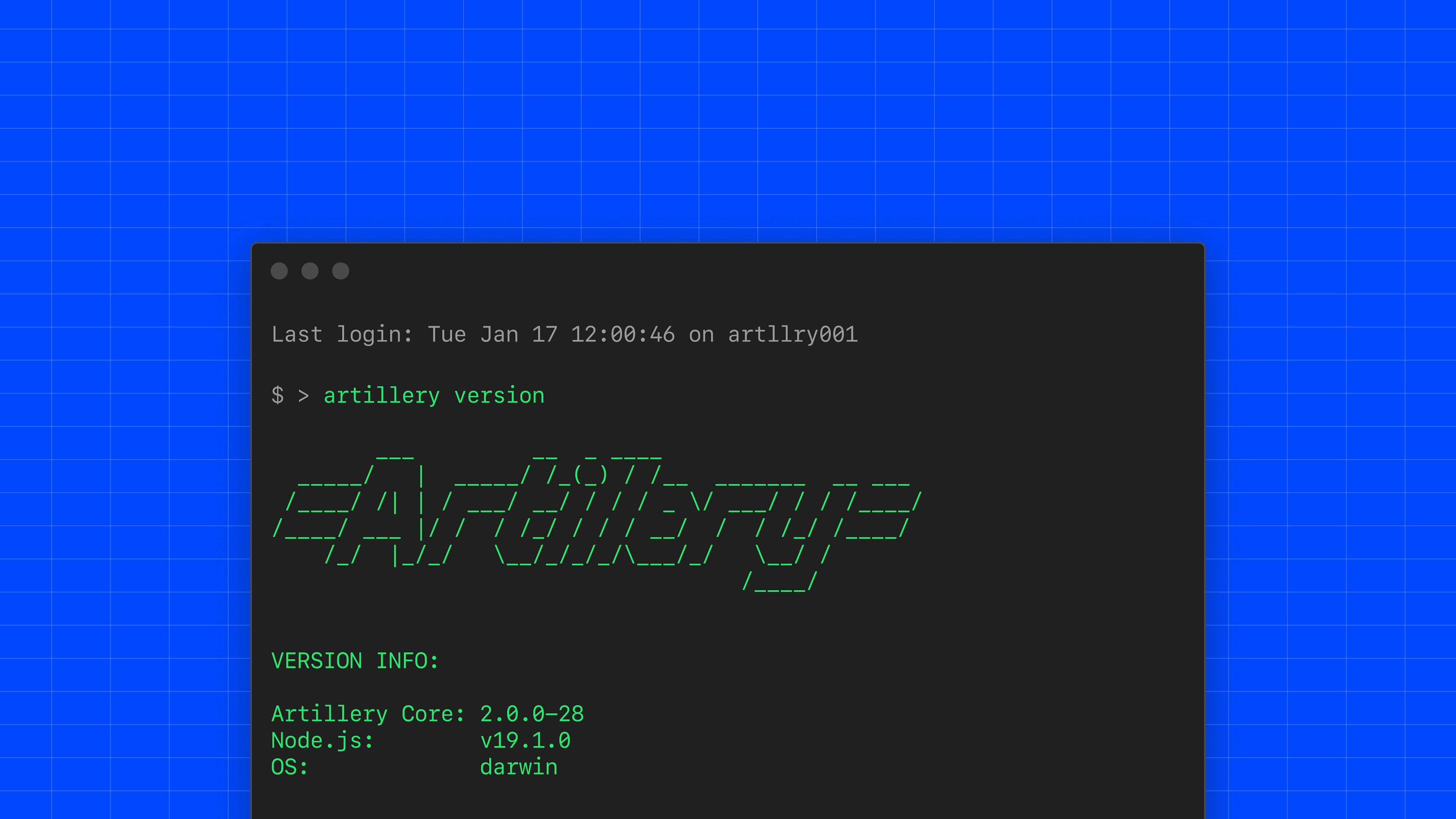 Artillery CLI v2.0.0-28 is out